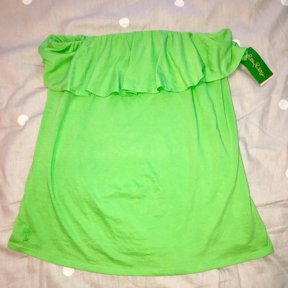 Lily Pulitzer XL Green Wiley Top